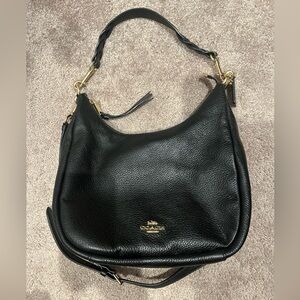Black Leather Coach Bag